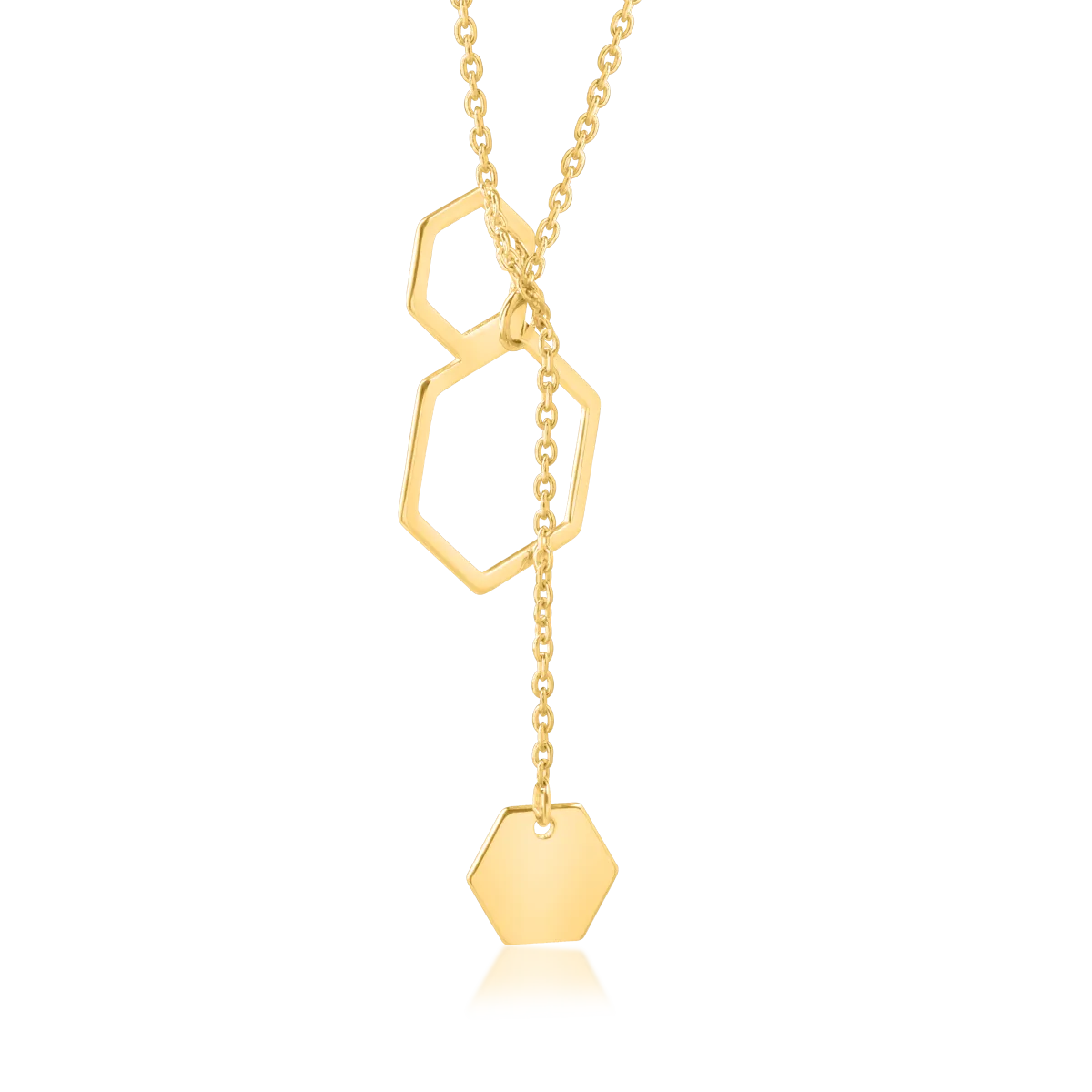 14K yellow gold chain with pendant