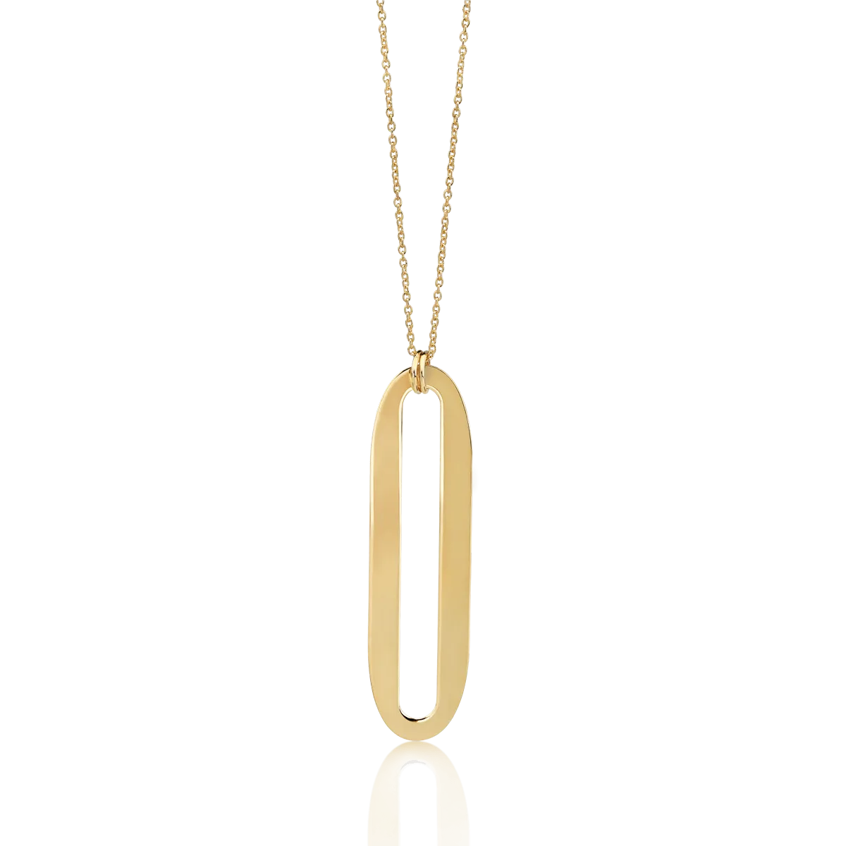 14K yellow gold pendant chain