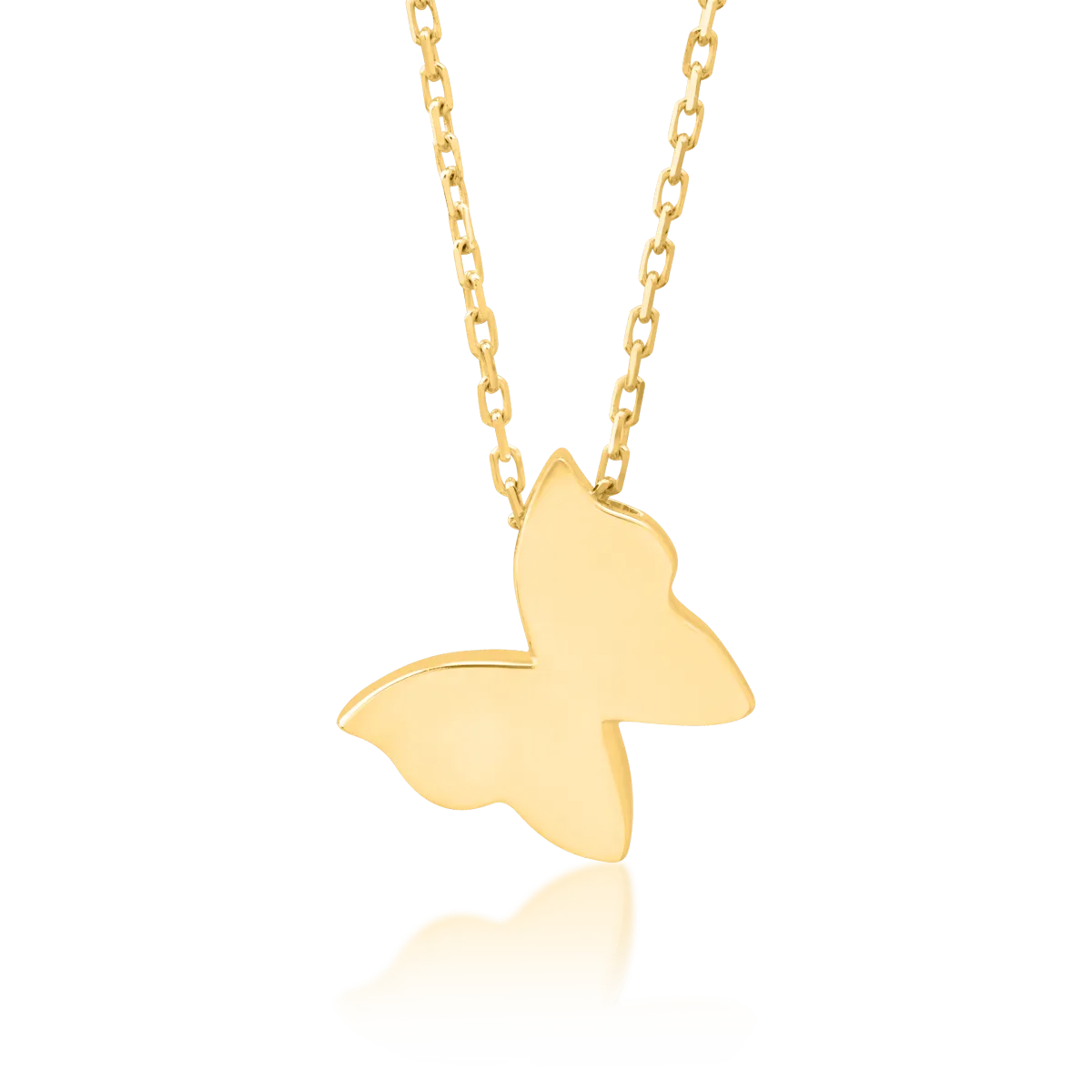 Lant cu pandantiv din aur galben