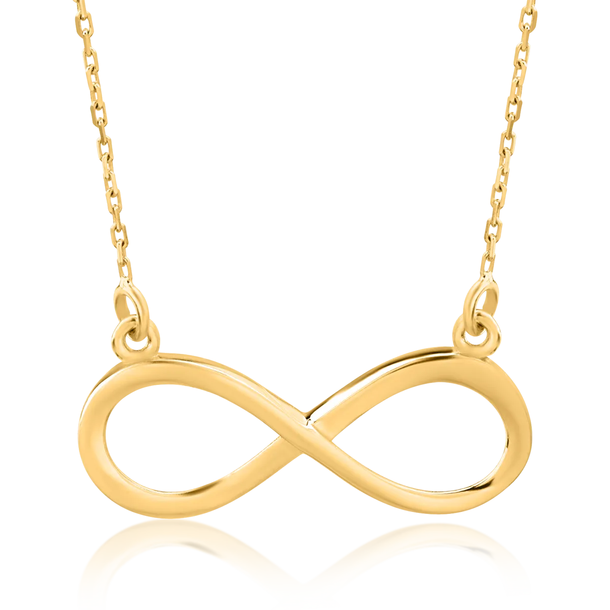 14K yellow gold pendant necklace