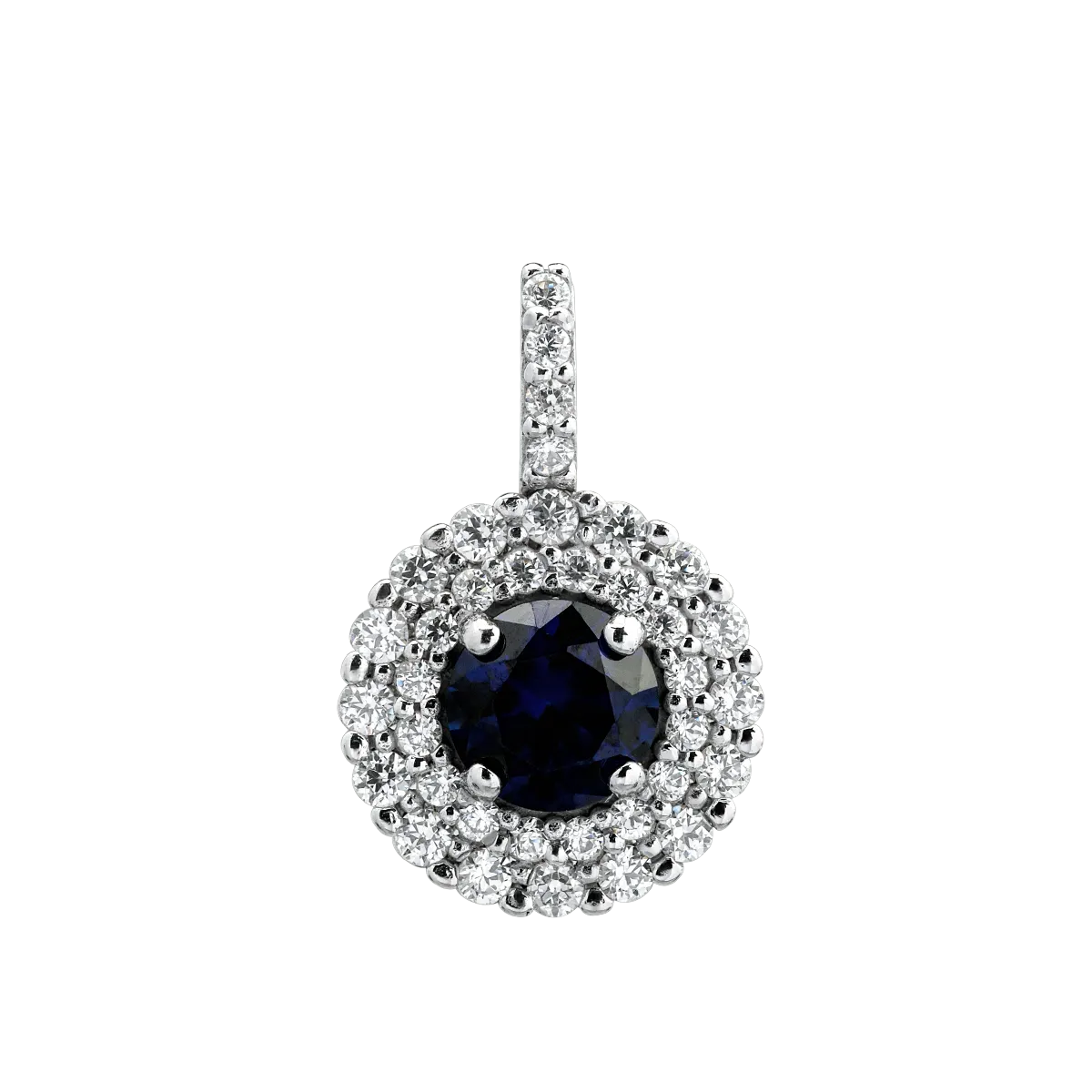 Pandantiv din aur alb