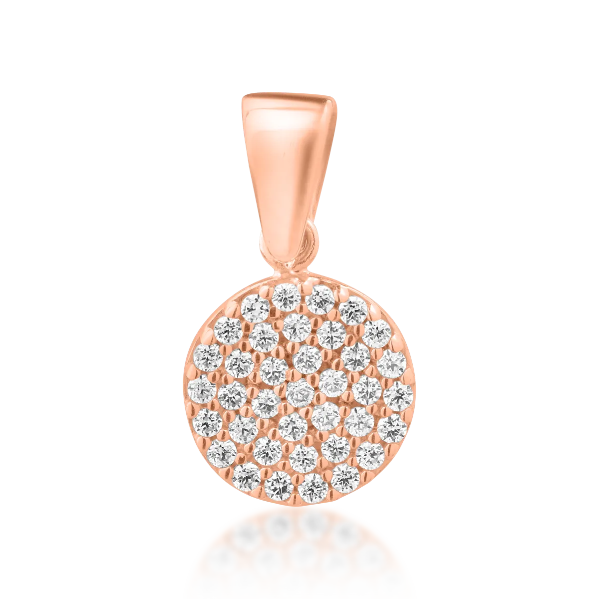 14K rose gold pendant