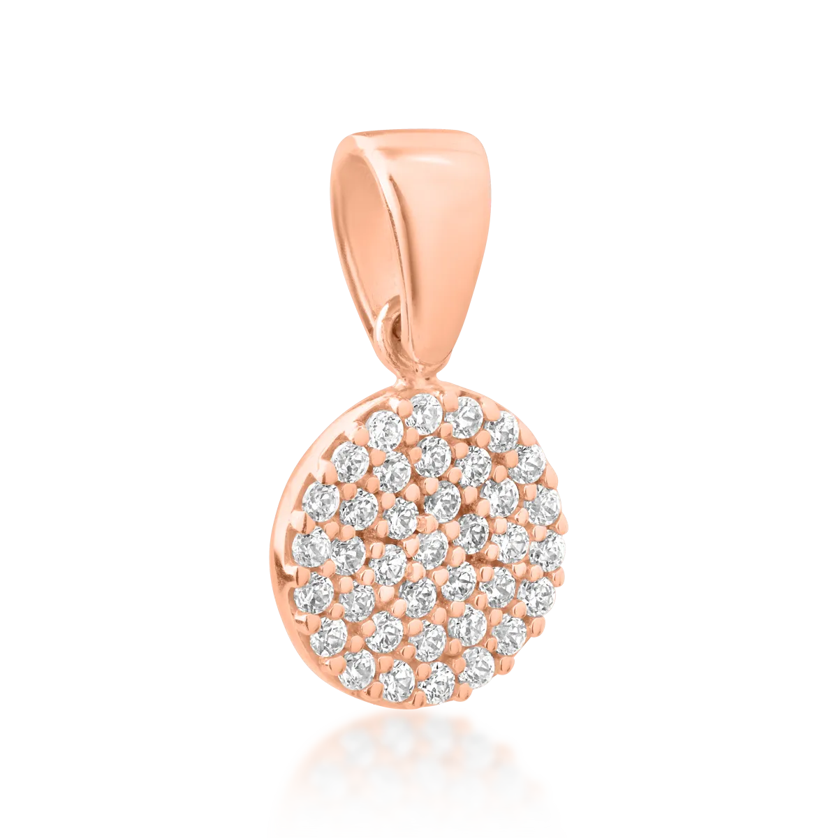 14K rose gold pendant