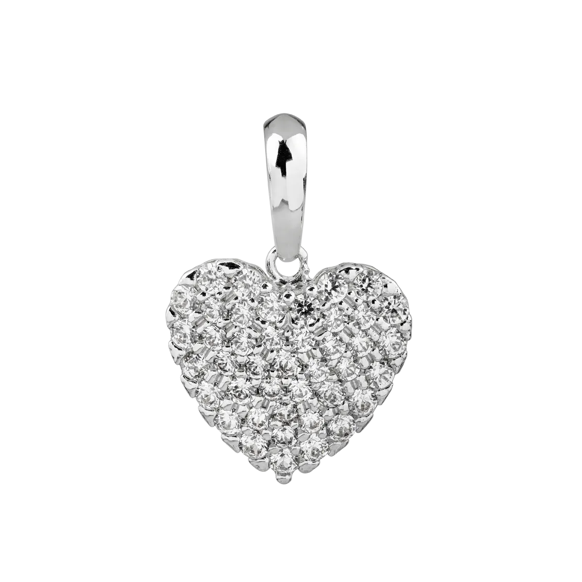 Pandantiv din aur alb