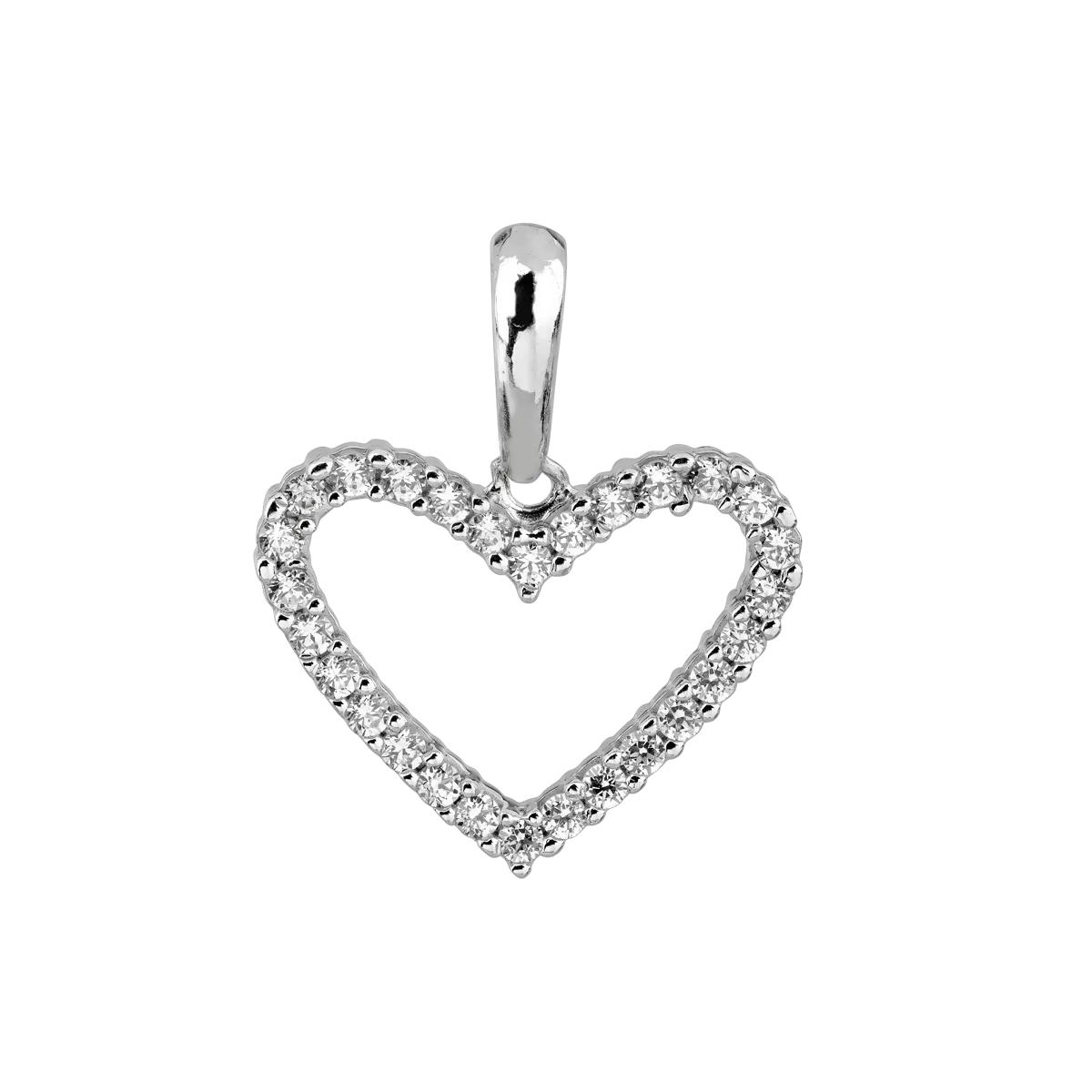 Pandantiv din aur alb