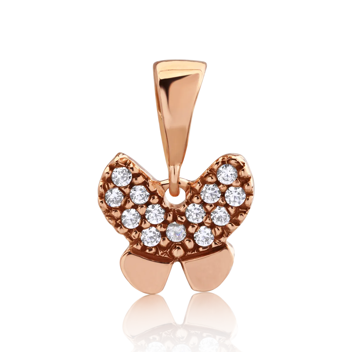 Pandantiv din aur roz