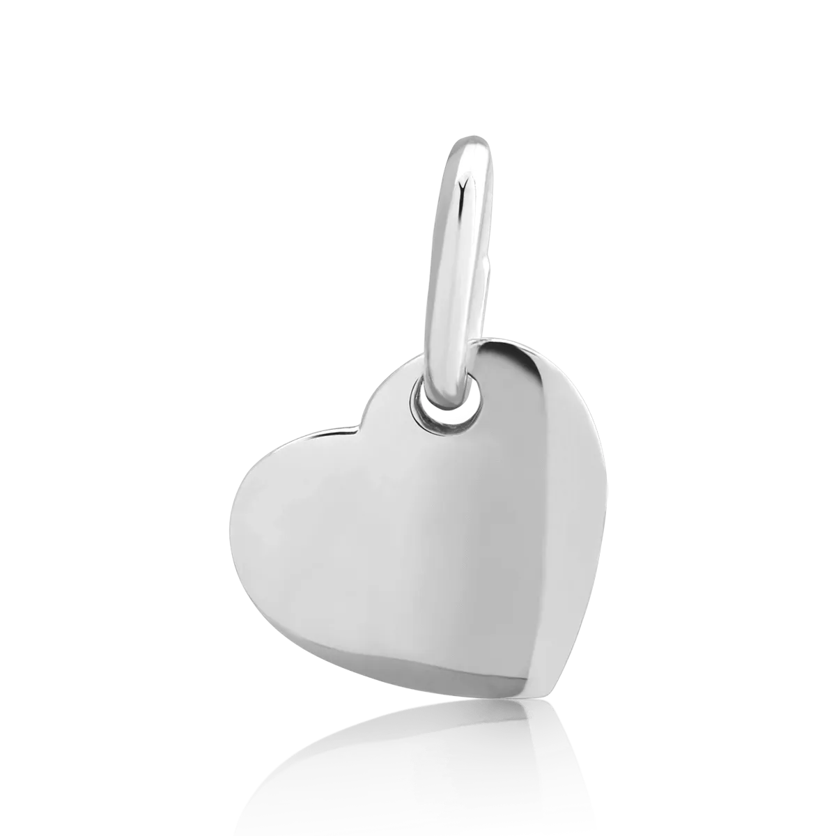 Pandantiv din aur alb de 14K-7159