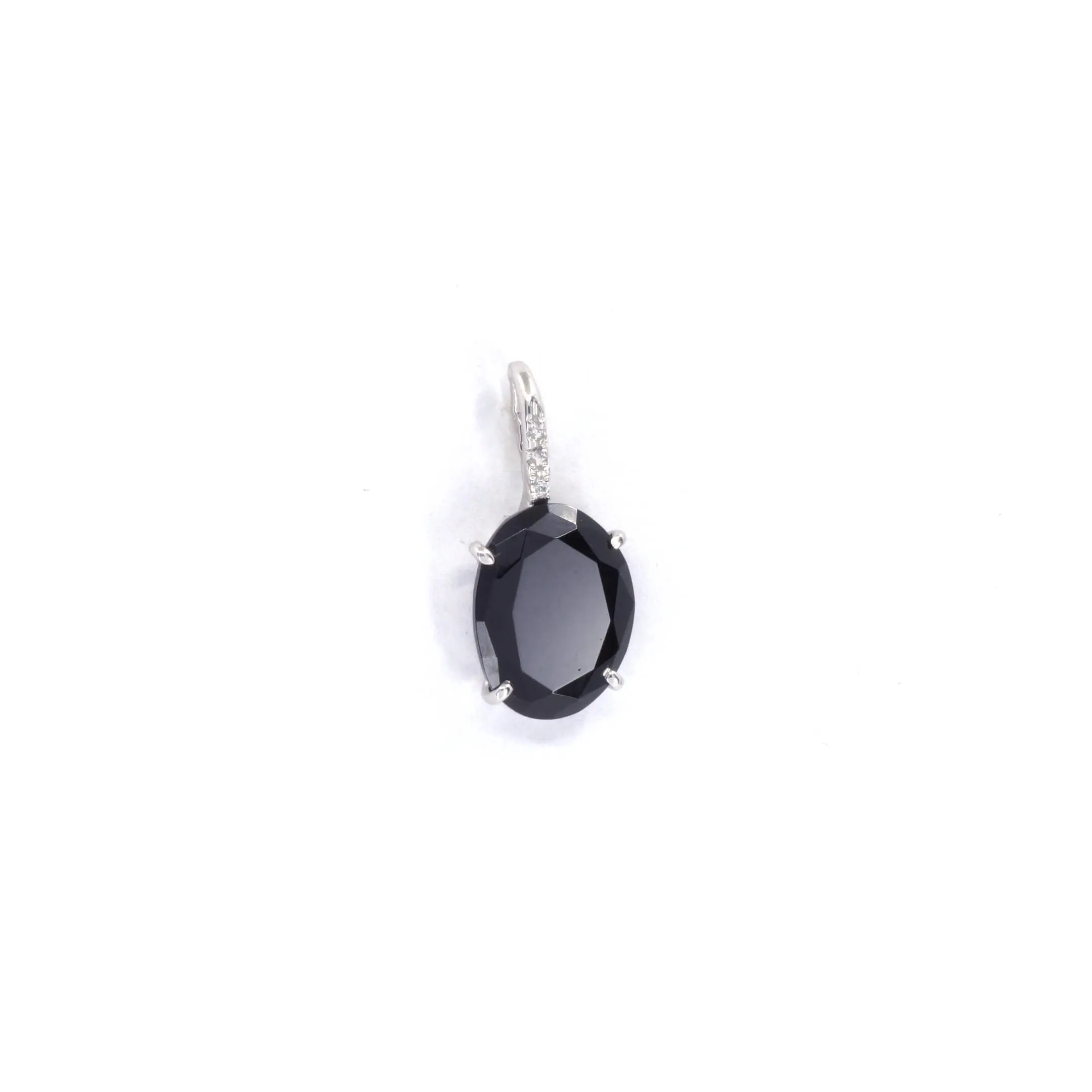 Pandantiv din aur alb de 14K-7174