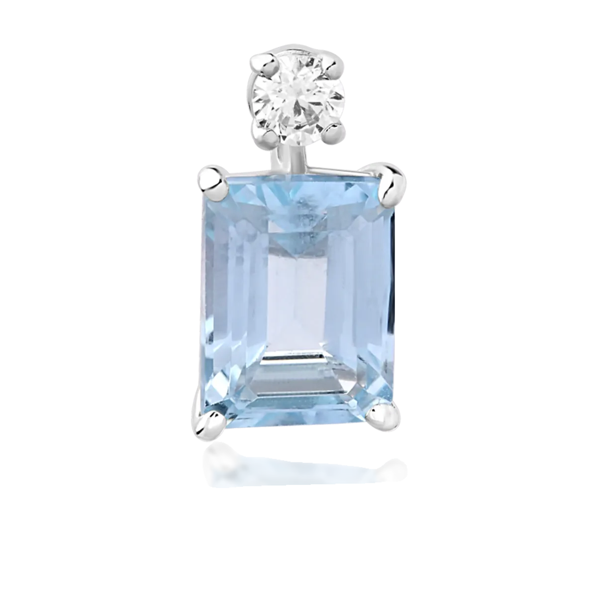 Pandantiv din aur alb