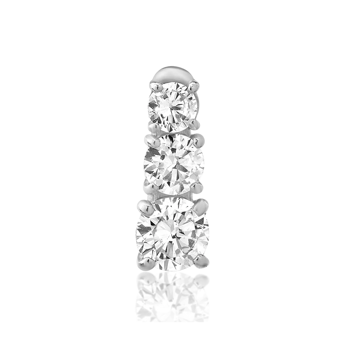 Pandantiv din aur alb