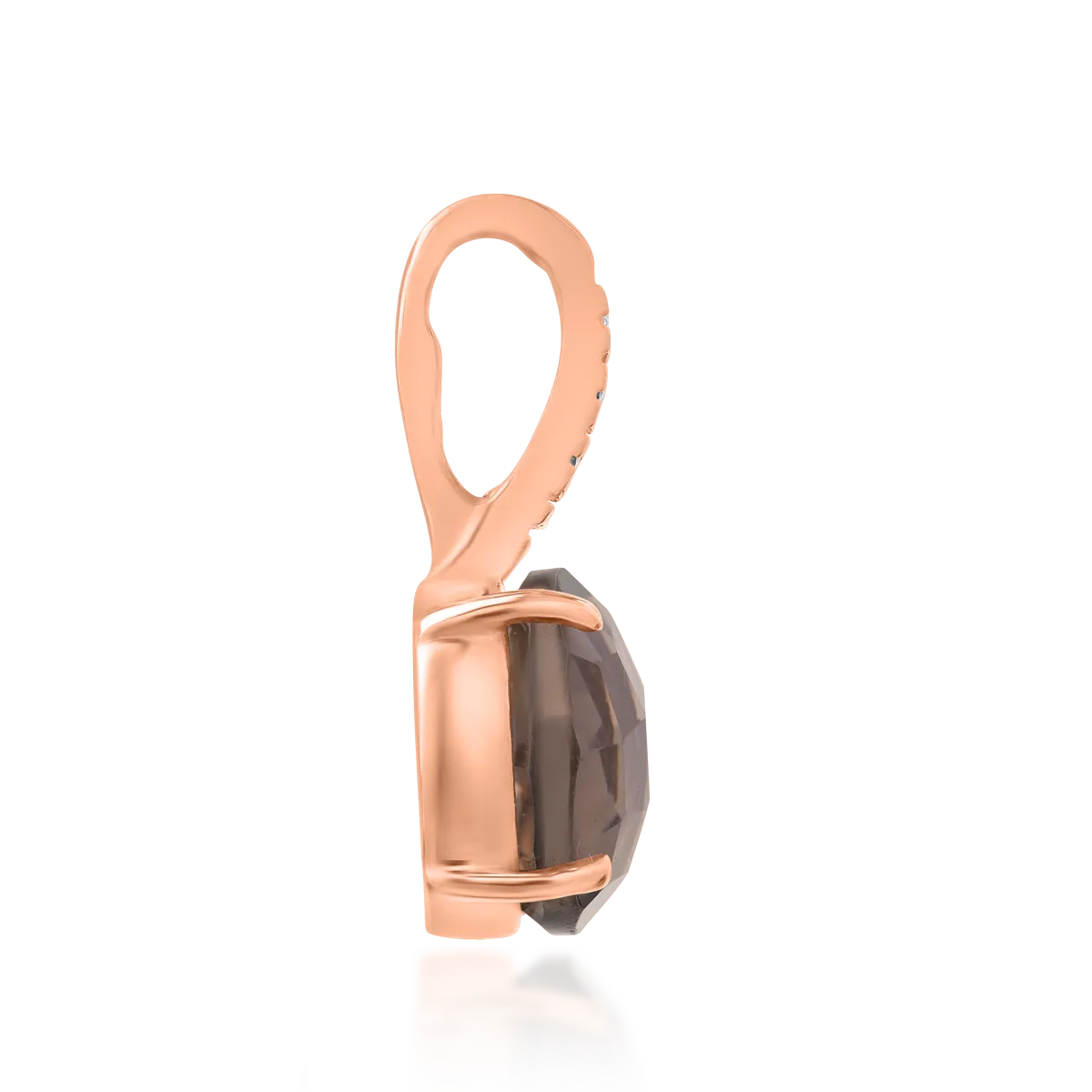 14K rose gold pendant