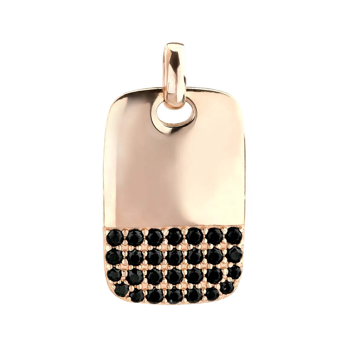 Pandantiv din aur roz de 14K