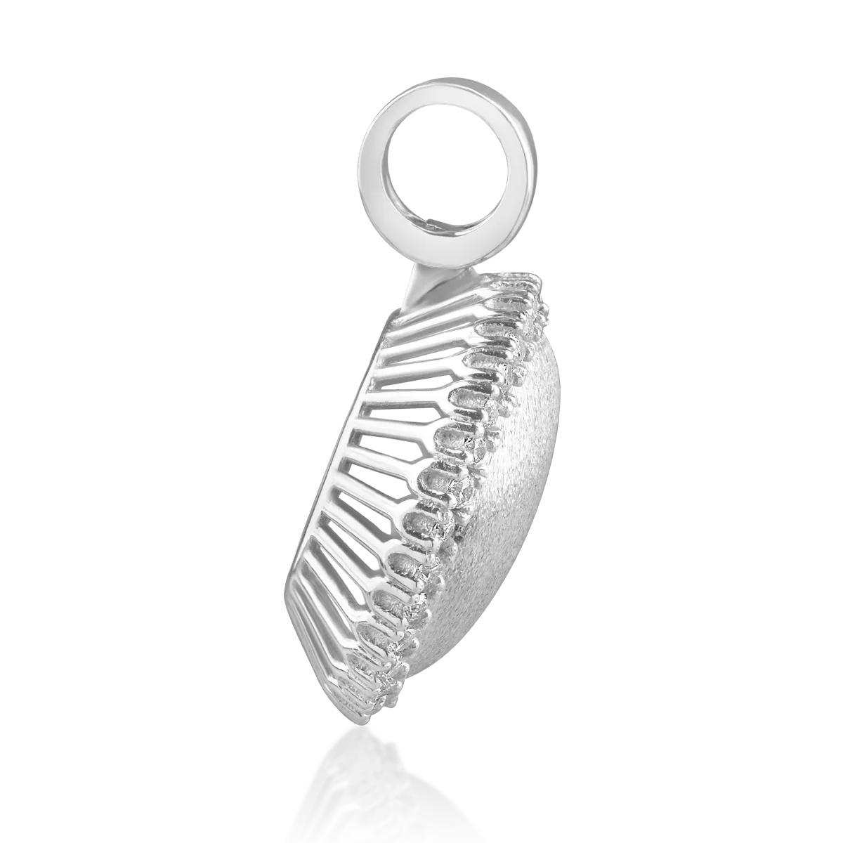 Висулка от 14K бяло злато