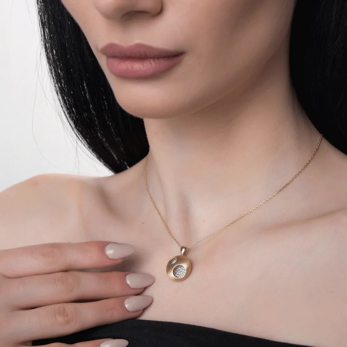 Medál 14K-os sárga aranyból