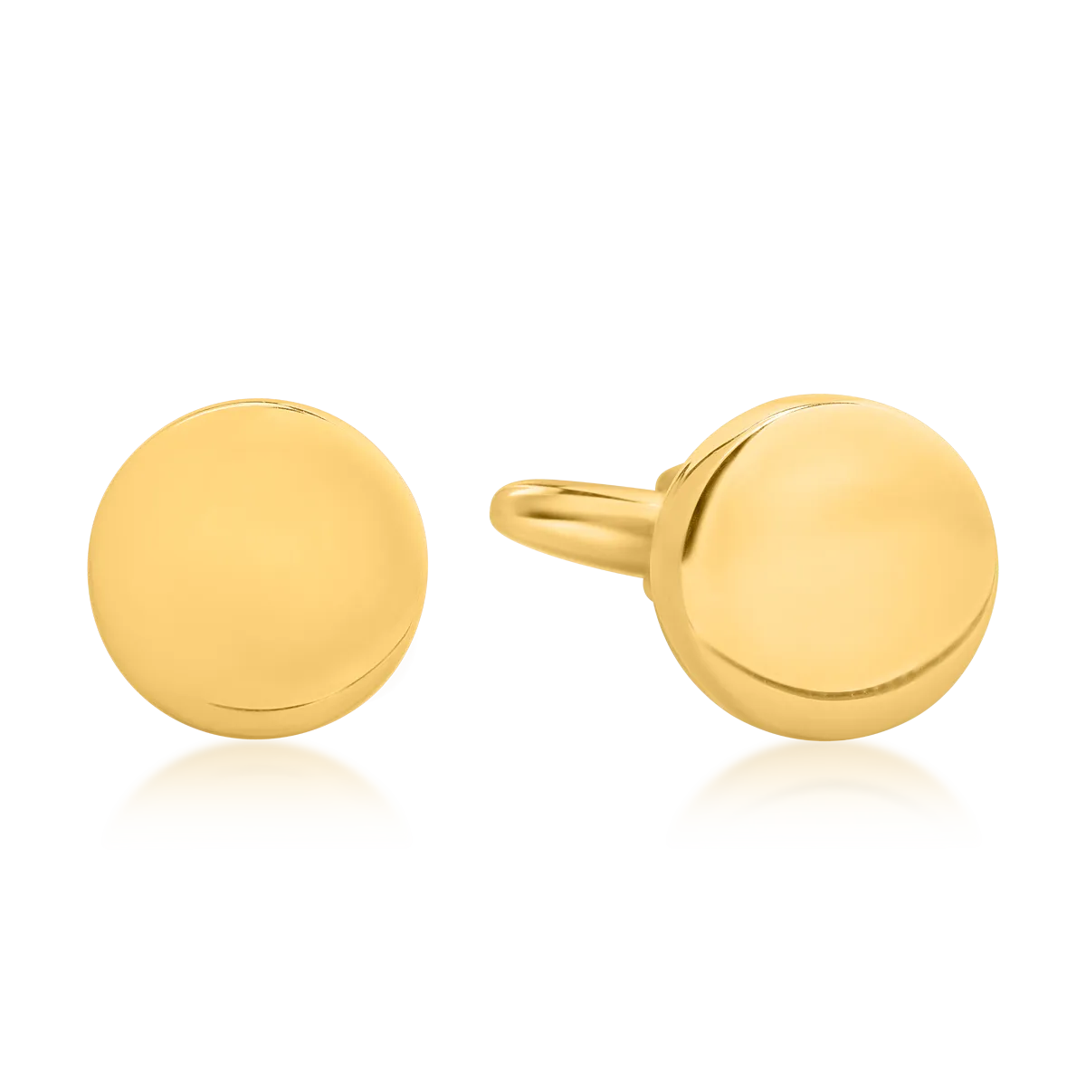 Butoni din aur galben de 14K