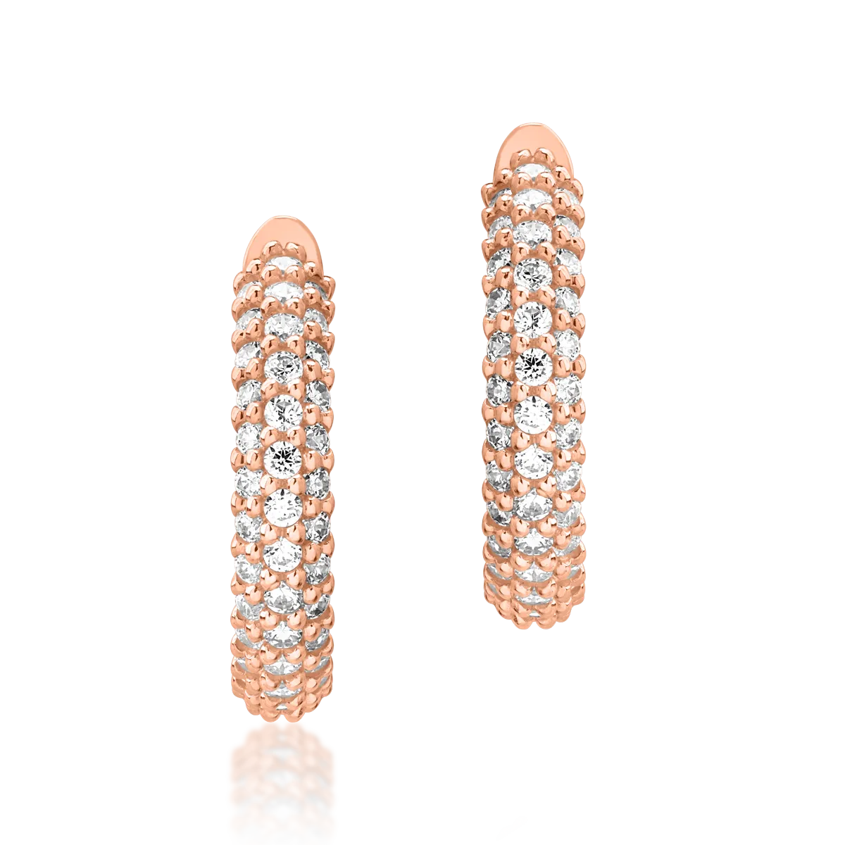 14K rose gold earrings