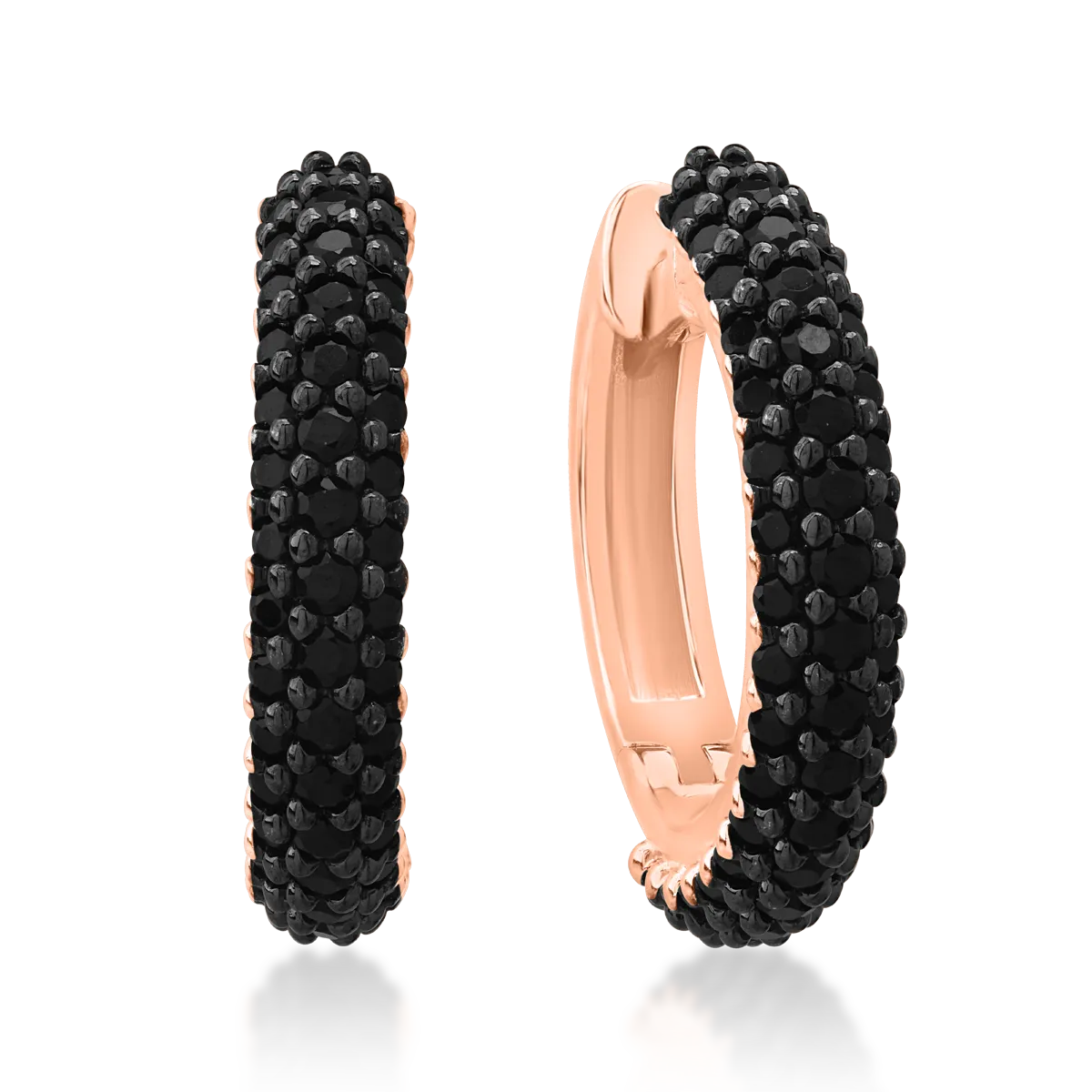 14К розови златни обеци