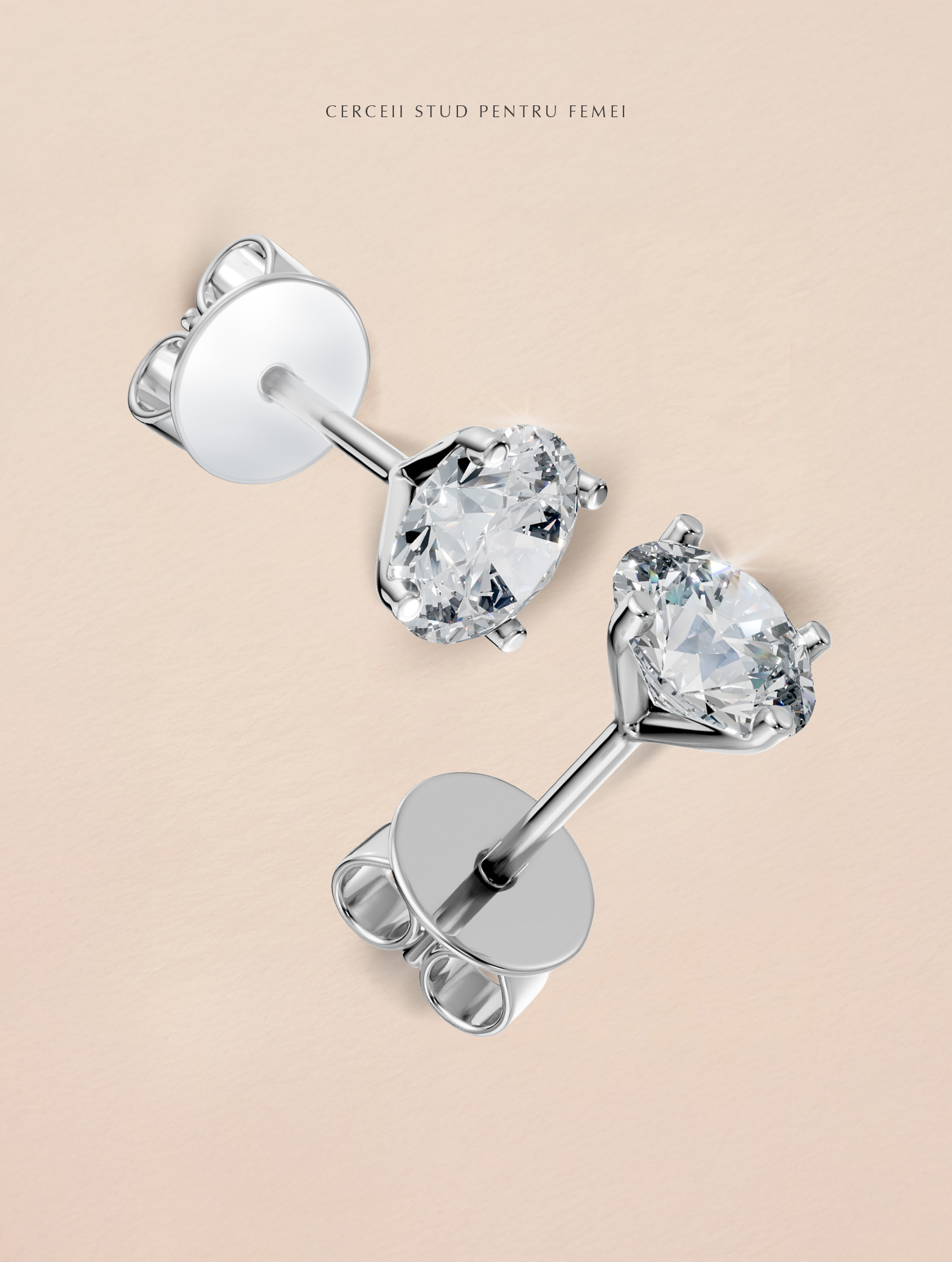 Cerceii stud: eleganța atemporală în tendințele actuale